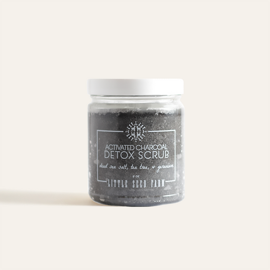 Activated Charcoal Detox Salt Scrub