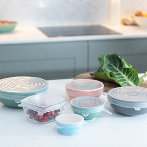 Reusable Silicone Lids - Set of 6