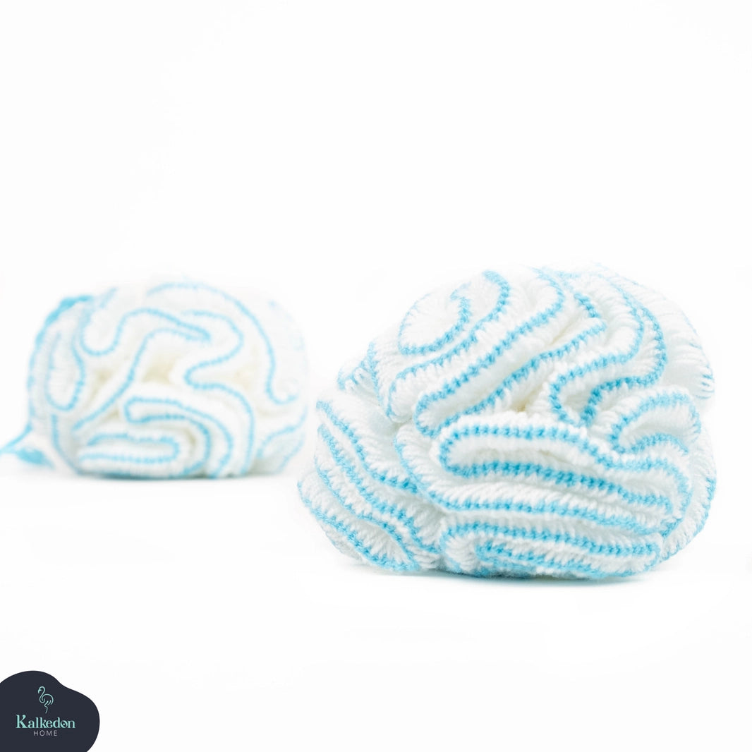 Organic Cotton Shower Pouf | Exfoliating Body Loofah