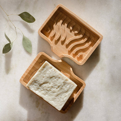 The Narrows Self Draining Bamboo Soap Dish